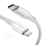 UGREEN US171 Lightning USB-C Kábel, 3A, 0.25m (fehér)