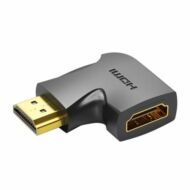 Adapter 90° HDMI Male to Female Vention AIOB0-2, 4K 60Hz, 2pcs