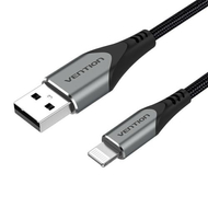Cable USB 2.0 to Lightning, Vention LABHF 2.4A 1m (Gray)