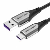 Cable USB-C to USB 2.0 Vention COFHG FC 5A 1.5m (grey)