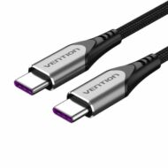 Cable USB-C 2.0 to USB-C Vention TAEHF PD 100W 1m (gray)