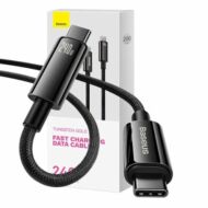 USB-C to USB-C cable Baseus Tungsten Gold 240W 2 m (black)