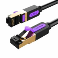 Network Cable CAT7 SFTP Vention ICDBG RJ45 Ethernet 10Gbps1.5m Black