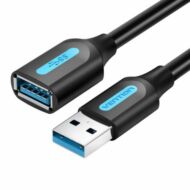 Extension Cable USB 3.0 male to female Vention CBHBG 1,5m Black