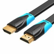 Flat HDMI Cable Vention VAA-B02-L100 1m 4K 60Hz (Black)