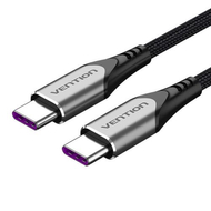 USB-C 2.0 to USB-C Cable Vention TAEHD 0.5m PD 100W Gray
