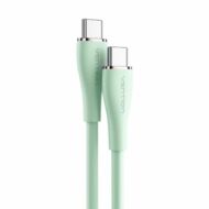 Cable USB-C 2.0 to USB-C Vention TAWGG 1,5m PD 100W  Light Green Silicone