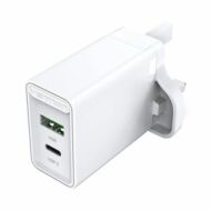 USB-A, USB-C Wall Charger Vention FBBW0-UK 18W/20W UK White