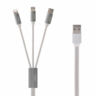 Cable USB 3in1 Remax Kerolla, 1m (white)
