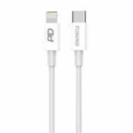 USB-C cable for Lighting Foneng X31, 20W 1m (white)