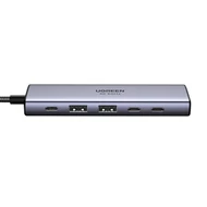 UGREEN CM511 USB-C hub, HDMI 4K 60 Hz, 2x USB 3.2, 2x USB-C 3.2, PD