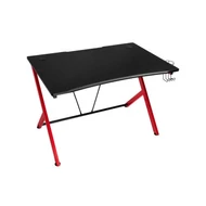 Gamer asztal Nitro Concepts D12 1160 x 750 mm Fekete/Piros