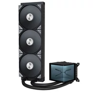 TRYX PANORAMA AIO CPU hűtő,3D-AMOLED, 360 mm, fekete