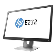 LCD HP EliteDisplay 23" E232; black/silver 1920x1080, 1000:1, 250 cd/m2, VGA, HDMI, DisplayPort, USB Hub, AG