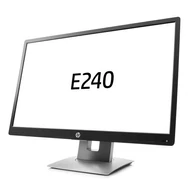 LCD HP EliteDisplay 24" E240; black/silver 1920x1080, 1000:1, 250 cd/m2, VGA, HDMI, DisplayPort, USB Hub, AG