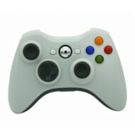 PRC vezeték nélküli Xbox 360/PC USB adapterrel fehér kontroller