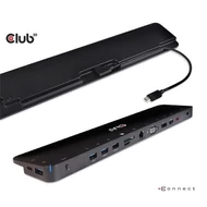 Club 3D Notebook Dokkoló - CSV-1565 (100W, USB-C to 5xUSB-A Gen 1, 2x USB-A 2.0, HDMI, DP,VGA, RJ45, Micro SD, 3,5 Jack)