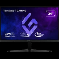 ViewSonic Gamer Monitor 24" - VX24G1-HD (IPS, 16:9, 1920x1080, 180Hz, 1ms, 300cd/m2, 2xHDMI, DP, VESA)