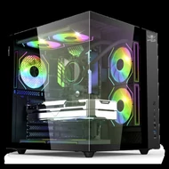 Spirit of Gamer Számítógépház - BANDIT GT (fekete, ablakos, 3x12cm ventilátor, alsó táp, ATX, 1x USB-C, 3x USB-A)