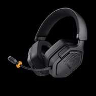Trust Fejhallgató Vezeték nélküli - GXT493 Carus (Bluetooth + 2,4GHz; nagy-párnás; 3,5mm + USB-C; mikrofon; fekete)