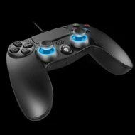 Spirit of Gamer Gamepad - XGP WIRED PS4 (USB, 1,9m kábel, Vibration, PC és PS4 kompatibilis, fekete-kék)