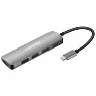 Sandberg Notebook Dokkoló - USB-C Dock HDMI+3xUSB+PD 100W (USB-C bemenet; HDMI+USB-C+1xUSB-A3.0+2xUSB-A2.0 kimenet)