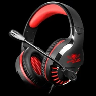 Spirit of Gamer Fejhallgató - PRO-H3 Red (MultiPlatform, mikrofon, 3.5mm jack, hangerőszabályzó, 2m kábel, piros)