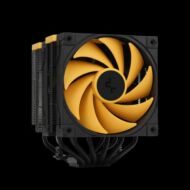 DeepCool CPU Cooler - AK620 Zero Dark Zoria (28 dB; max, 117,21 m3/h; 4pin csatlakozó, 6 db heatpipe, 2x12cm, PWM)