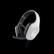 Trust Fejhallgató - GXT415 Zirox (multiplatform; nagy-párnás; mikrofon; hangerőszabályzó; 3.5mm jack; fehér)