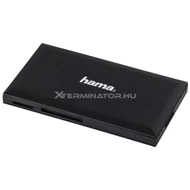 Kártyaolvasó Hama 181018 "Slim" USB 3.0 superspeed fekete multi 