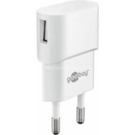 USB töltő (5W) Fehér, Goobay 44948