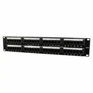 Patch Panel Gembird NPP-C648CM-001 48-portos 2U Cat6