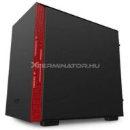 Ház NZXT H210 CA-H210BR MINI-ITX fekete/piros
