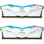 RAM TeamGroup T-Force Delta RGB DDR5 6400MHz CL40 32GB Kit2(2x16GB) White