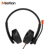 Fejhallgató Meetion HP003U USB mikrofonos fejhallgató, fekete