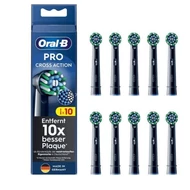 Oral-B Sonic toothbrush head 10x Cross / 860465 Black 10-Pack 