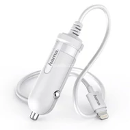 Autós töltő Hama 178303 iPad/iPhone Lightning (MFI) 2,4A fehér 