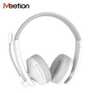 Fejhallgató Meetion BTH003 Bluetooth Call Center mikrofonos (stereo) fehér