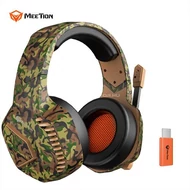 Fejhallgató Meetion BTH014 Vezetékes+2,4G+Bluetooth gamer zöld