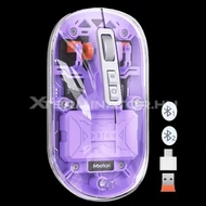 Egér Meetion BTM005 2,4G+Bluetooth purple