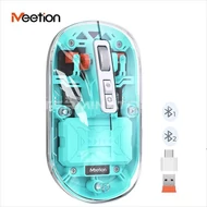 Egér Meetion BTM005 2,4G+Bluetooth green