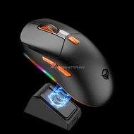 Egér Meetion GW38 Vezetékes+2,4G+Bluetooth gamer töltődokkolóval black