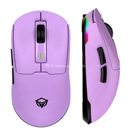Egér Meetion GW24 Vezetékes+2,4G+Bluetooth gamer purple