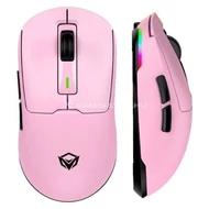 Egér Meetion GW24 Vezetékes+2,4G+Bluetooth gamer pink
