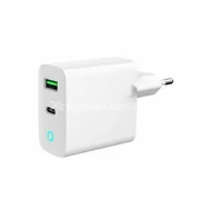 Adapter Gembird 2-Port 20W USB Fast Charger White