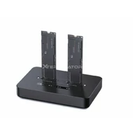 Dokkoló Gembird DD2-U3M2 Desktop dual drive USB Type-C M.2 NVME (and SATA) SSD docking station Black
