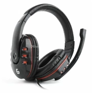 Fejhallgató Gembird GHS-402 Gaming Headset Black