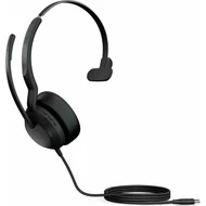 Fejhallgató Jabra Evolve2 50 USB-C UC Mono Bluetooth Headset Black