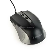 Egér GEMBIRD MUS-4B-01-GB Optikai, USB, spacegrey/black
