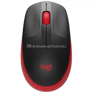 Egér Logitech M190 piros vezeték nélküli 